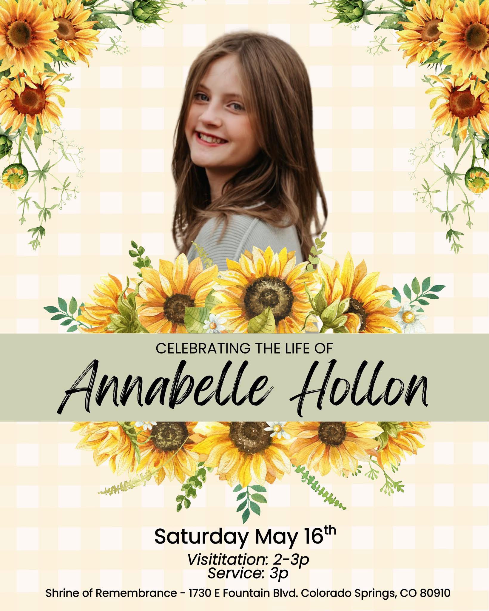 Annabelle Hollon, Colorado Springs CO, Obituary, Death: In Loving Memory of Annabelle Hollon